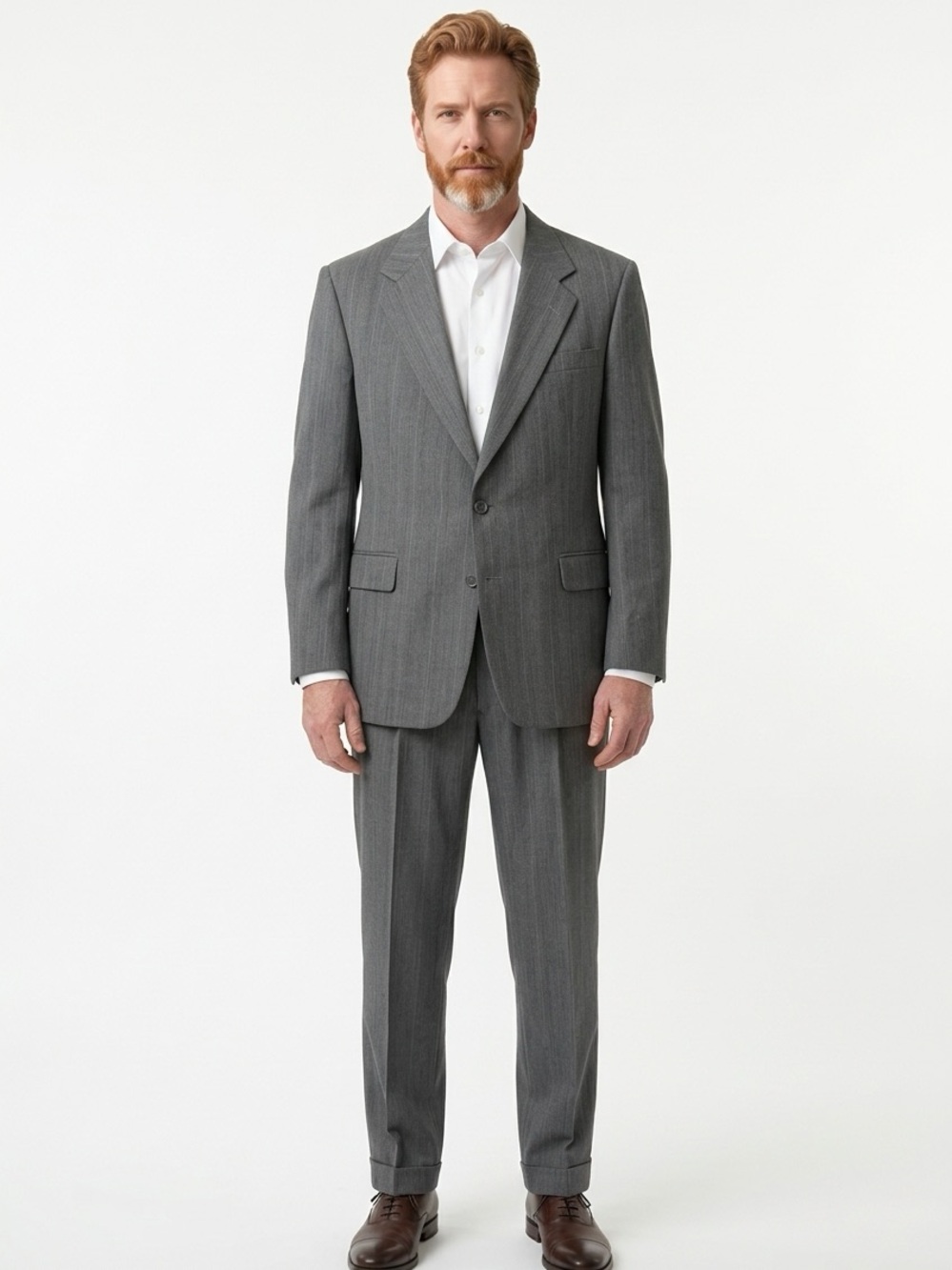 CHRISTIAN DIOR MONSIEUR | VINTAGE Gray Pinstripe 2 Piece Men’s Suit